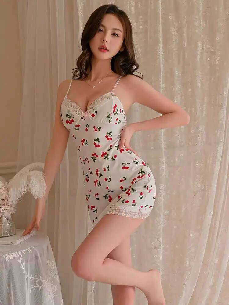 Linen Dress Wrap - Sexy 2025 New V-neck Backless Cherry