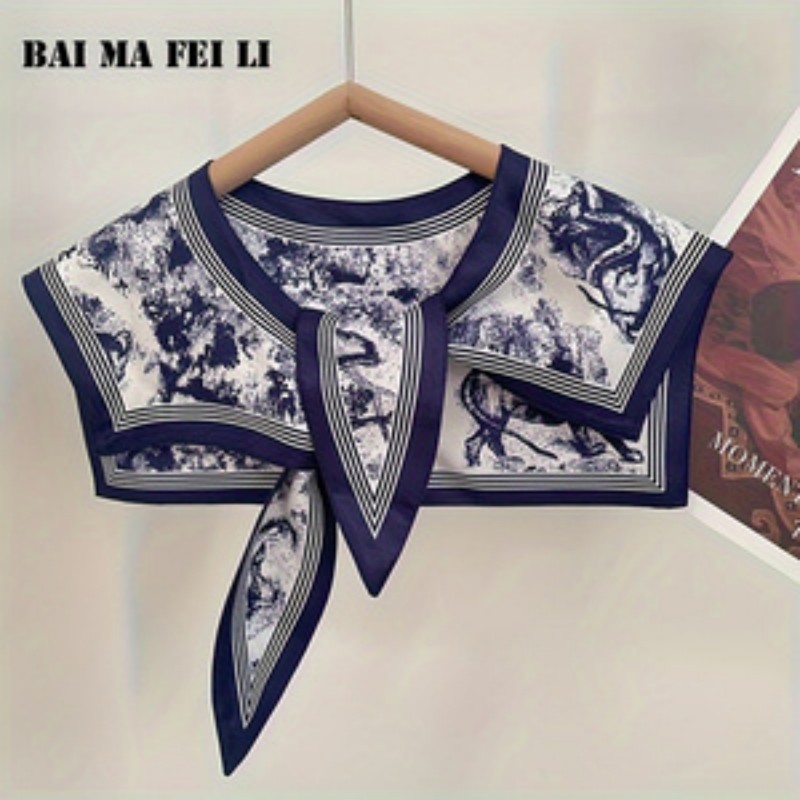 Women's Versatile Silk Scarf S - огляд і ціна Blouse Off Shoulder